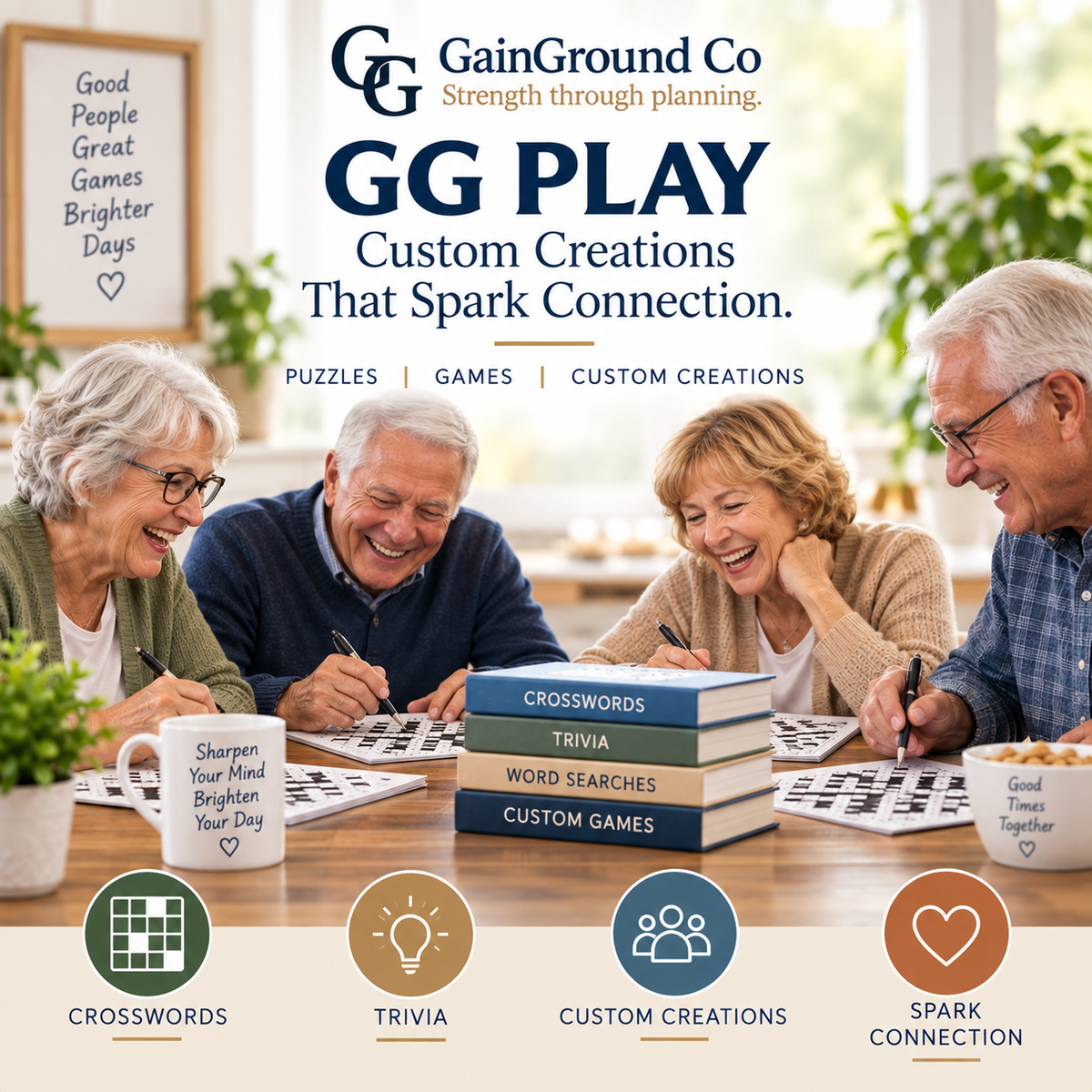 GG Play:   Games and Puzzles That Spark Connection